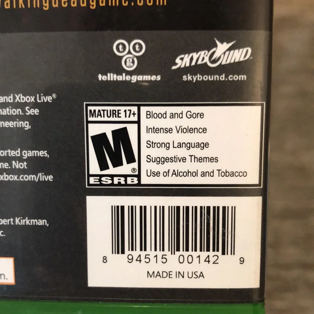 The Walking Dead [Season 2] Xbox One Game Disc
